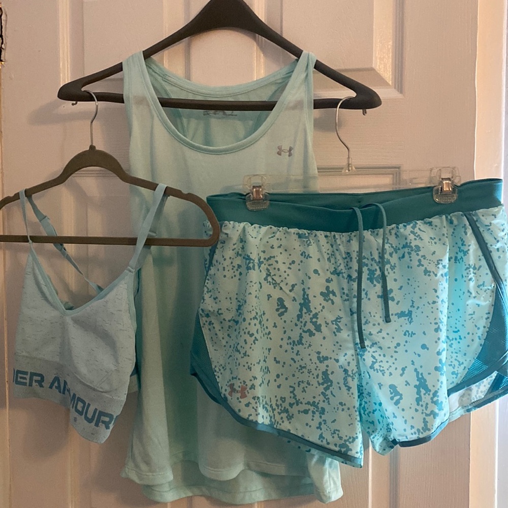 Under Armour three piece work out set